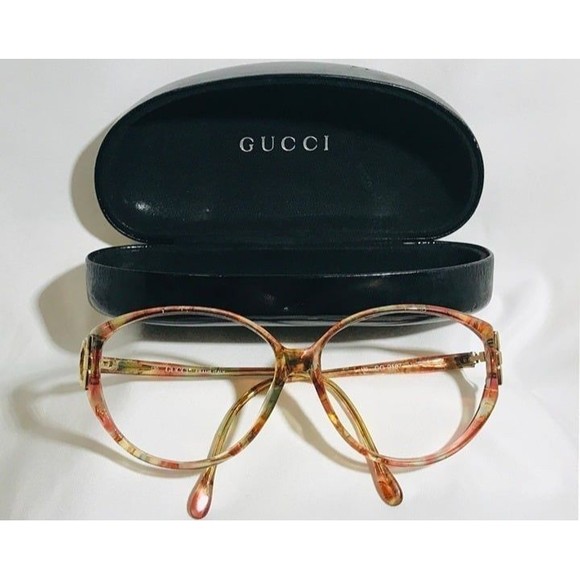 FINAL PRICE! Ultra Rare Vintage Gucci 80's Horsebit Italy Oversized Eyeglasses